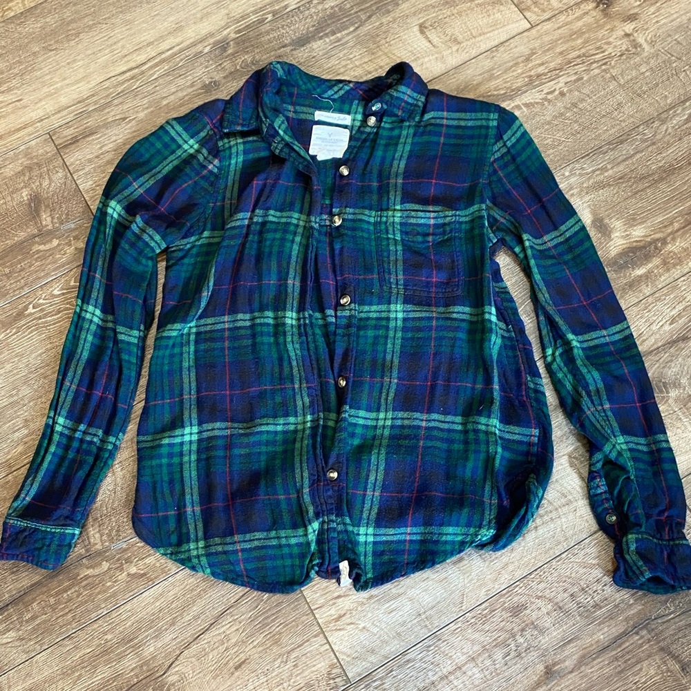 American Eagle Button Down Flannel - Size XS
